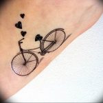 Фото рисунка тату велосипед 12.10.2018 №033 - tattoo bike - tattoo-photo.ru