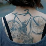 Фото рисунка тату велосипед 12.10.2018 №040 - tattoo bike - tattoo-photo.ru