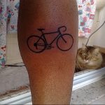 Фото рисунка тату велосипед 12.10.2018 №047 - tattoo bike - tattoo-photo.ru