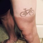 Фото рисунка тату велосипед 12.10.2018 №050 - tattoo bike - tattoo-photo.ru