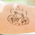 Фото рисунка тату велосипед 12.10.2018 №061 - tattoo bike - tattoo-photo.ru