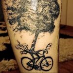 Фото рисунка тату велосипед 12.10.2018 №083 - tattoo bike - tattoo-photo.ru