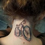 Фото рисунка тату велосипед 12.10.2018 №090 - tattoo bike - tattoo-photo.ru
