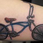 Фото рисунка тату велосипед 12.10.2018 №094 - tattoo bike - tattoo-photo.ru