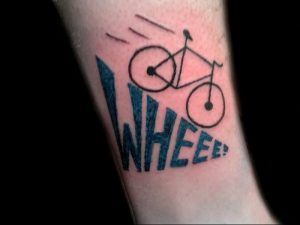 Фото рисунка тату велосипед 12.10.2018 №111 - tattoo bike - tattoo-photo.ru