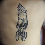 Фото рисунка тату велосипед 12.10.2018 №113 - tattoo bike - tattoo-photo.ru