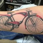 Фото рисунка тату велосипед 12.10.2018 №120 - tattoo bike - tattoo-photo.ru