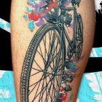 Фото рисунка тату велосипед 12.10.2018 №121 - tattoo bike - tattoo-photo.ru