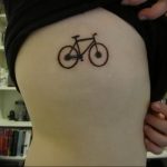 Фото рисунка тату велосипед 12.10.2018 №122 - tattoo bike - tattoo-photo.ru