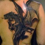 Фото рисунка тату дракон 12.10.2018 №003 - dragon tattoo - tattoo-photo.ru