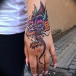 Фото рисунка тату дракон 12.10.2018 №006 - dragon tattoo - tattoo-photo.ru