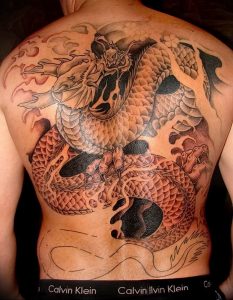 Фото рисунка тату дракон 12.10.2018 №014 - dragon tattoo - tattoo-photo.ru