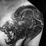 Фото рисунка тату дракон 12.10.2018 №016 - dragon tattoo - tattoo-photo.ru