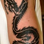 Фото рисунка тату дракон 12.10.2018 №018 - dragon tattoo - tattoo-photo.ru