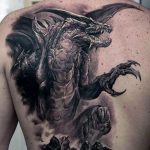 Фото рисунка тату дракон 12.10.2018 №022 - dragon tattoo - tattoo-photo.ru