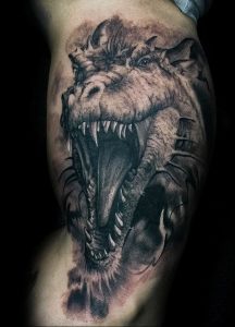 Фото рисунка тату дракон 12.10.2018 №023 - dragon tattoo - tattoo-photo.ru