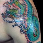 Фото рисунка тату дракон 12.10.2018 №036 - dragon tattoo - tattoo-photo.ru