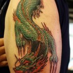 Фото рисунка тату дракон 12.10.2018 №043 - dragon tattoo - tattoo-photo.ru