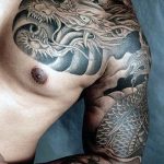 Фото рисунка тату дракон 12.10.2018 №048 - dragon tattoo - tattoo-photo.ru