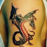 Фото рисунка тату дракон 12.10.2018 №054 - dragon tattoo - tattoo-photo.ru