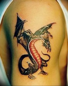 Фото рисунка тату дракон 12.10.2018 №054 - dragon tattoo - tattoo-photo.ru
