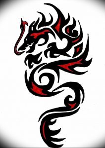 Фото рисунка тату дракон 12.10.2018 №056 - dragon tattoo - tattoo-photo.ru