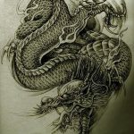 Фото рисунка тату дракон 12.10.2018 №060 - dragon tattoo - tattoo-photo.ru