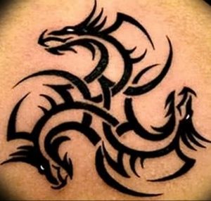 Фото рисунка тату дракон 12.10.2018 №064 - dragon tattoo - tattoo-photo.ru