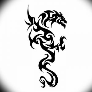 Фото рисунка тату дракон 12.10.2018 №068 - dragon tattoo - tattoo-photo.ru