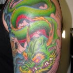 Фото рисунка тату дракон 12.10.2018 №071 - dragon tattoo - tattoo-photo.ru