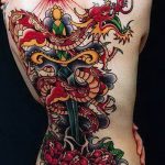 Фото рисунка тату дракон 12.10.2018 №075 - dragon tattoo - tattoo-photo.ru