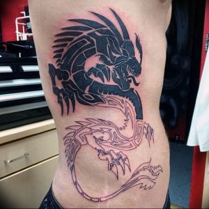 Фото рисунка тату дракон 12.10.2018 №085 - dragon tattoo - tattoo-photo.ru
