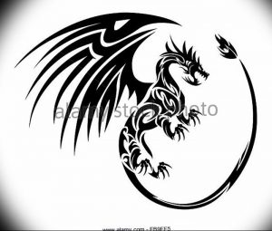 Фото рисунка тату дракон 12.10.2018 №094 - dragon tattoo - tattoo-photo.ru