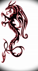 Фото рисунка тату дракон 12.10.2018 №104 - dragon tattoo - tattoo-photo.ru