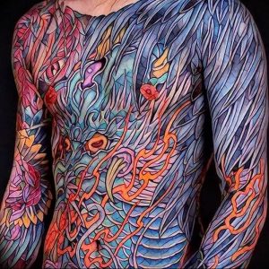 Фото рисунка тату дракон 12.10.2018 №105 - dragon tattoo - tattoo-photo.ru