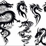 Фото рисунка тату дракон 12.10.2018 №107 - dragon tattoo - tattoo-photo.ru