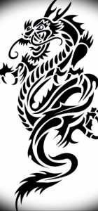 Фото рисунка тату дракон 12.10.2018 №109 - dragon tattoo - tattoo-photo.ru