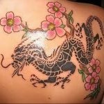 Фото рисунка тату дракон 12.10.2018 №110 - dragon tattoo - tattoo-photo.ru