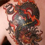 Фото рисунка тату дракон 12.10.2018 №111 - dragon tattoo - tattoo-photo.ru