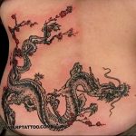 Фото рисунка тату дракон 12.10.2018 №114 - dragon tattoo - tattoo-photo.ru