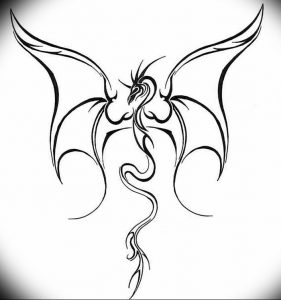 Фото рисунка тату дракон 12.10.2018 №118 - dragon tattoo - tattoo-photo.ru