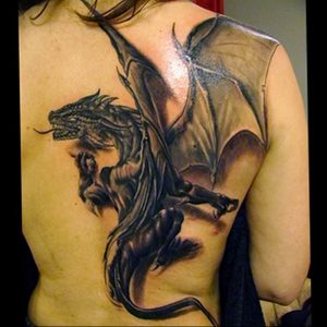 Фото рисунка тату дракон 12.10.2018 №123 - dragon tattoo - tattoo-photo.ru