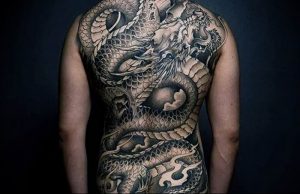Фото рисунка тату дракон 12.10.2018 №125 - dragon tattoo - tattoo-photo.ru