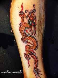 Фото рисунка тату дракон 12.10.2018 №126 - dragon tattoo - tattoo-photo.ru