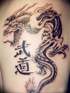Фото рисунка тату дракон 12.10.2018 №128 - dragon tattoo - tattoo-photo.ru