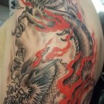 Фото рисунка тату дракон 12.10.2018 №134 - dragon tattoo - tattoo-photo.ru