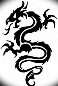 Фото рисунка тату дракон 12.10.2018 №135 - dragon tattoo - tattoo-photo.ru