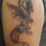 Фото рисунка тату дракон 12.10.2018 №137 - dragon tattoo - tattoo-photo.ru