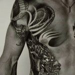 Фото рисунка тату дракон 12.10.2018 №138 - dragon tattoo - tattoo-photo.ru