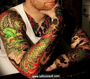Фото рисунка тату дракон 12.10.2018 №140 - dragon tattoo - tattoo-photo.ru